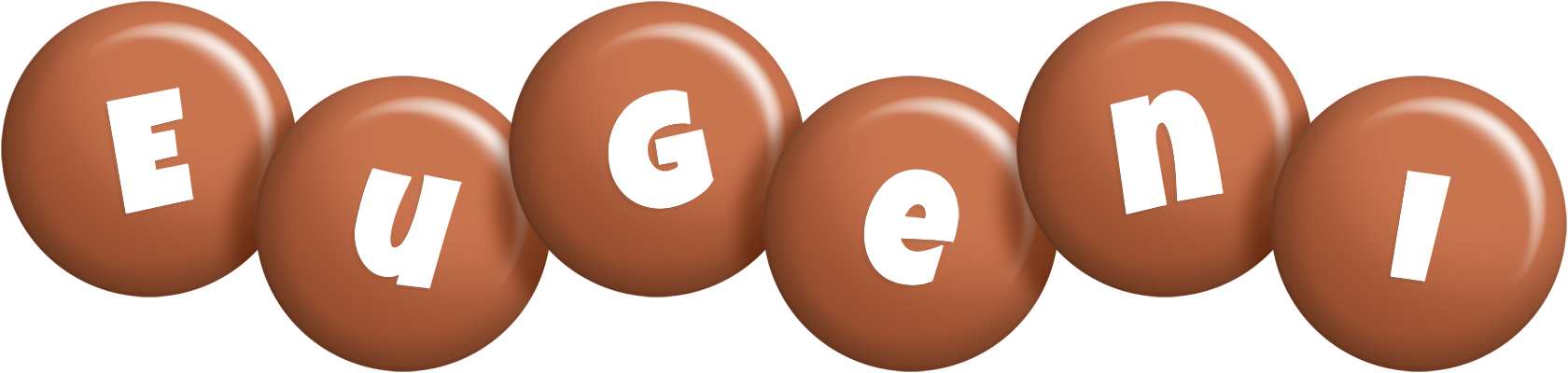 Eugeni candy-brown logo