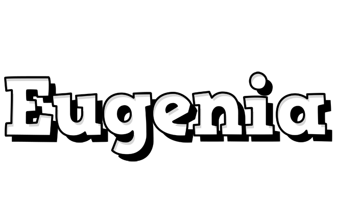 Eugenia snowing logo