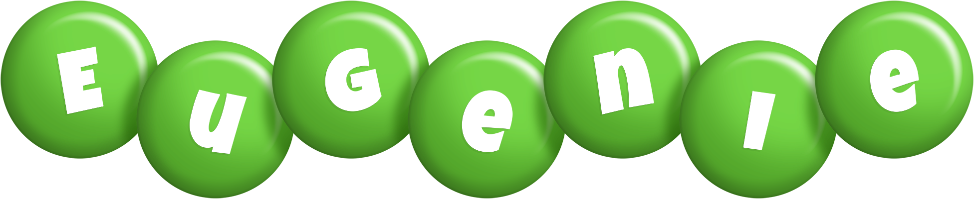 Eugenie candy-green logo
