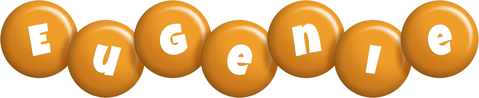 Eugenie candy-orange logo