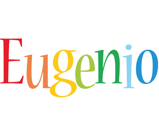 Eugenio birthday logo