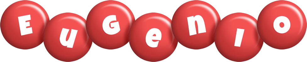 Eugenio candy-red logo