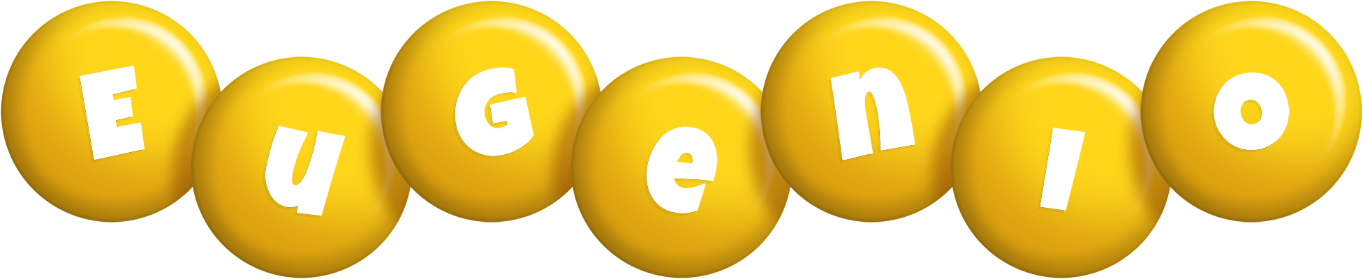 Eugenio candy-yellow logo