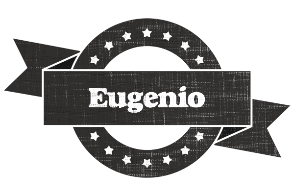 Eugenio grunge logo