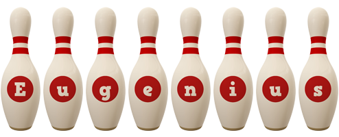 Eugenius bowling-pin logo