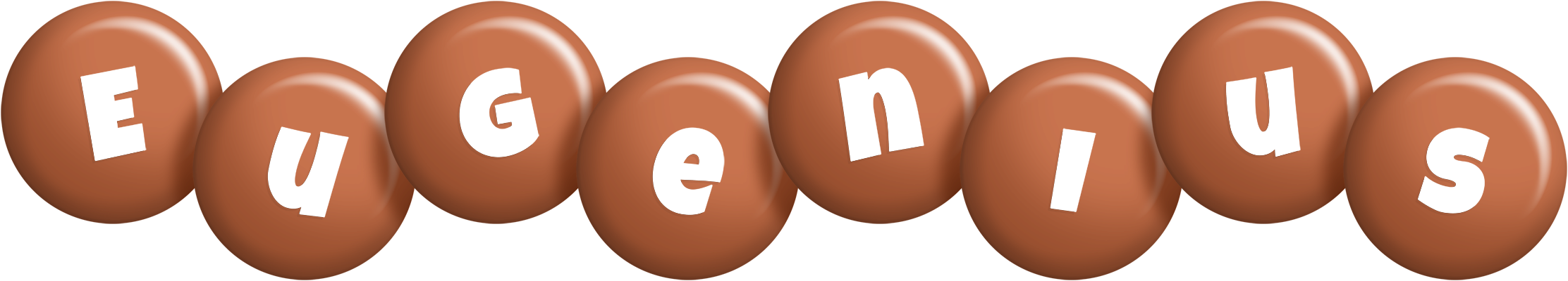 Eugenius candy-brown logo