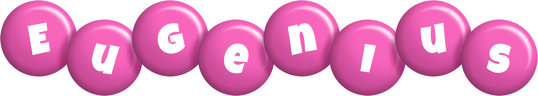 Eugenius candy-pink logo