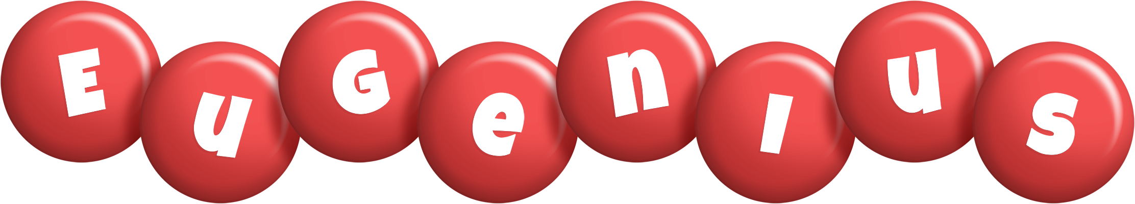 Eugenius candy-red logo