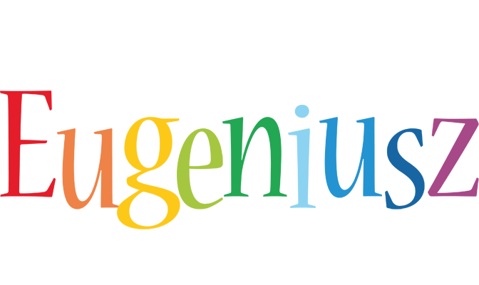 Eugeniusz birthday logo