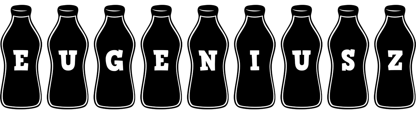 Eugeniusz bottle logo