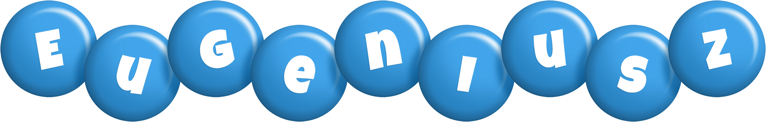 Eugeniusz candy-blue logo