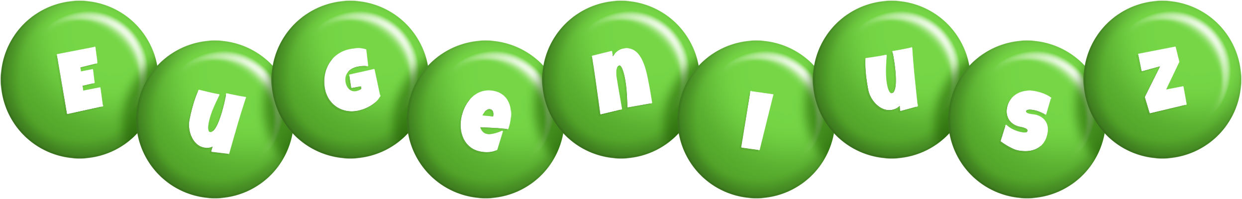 Eugeniusz candy-green logo