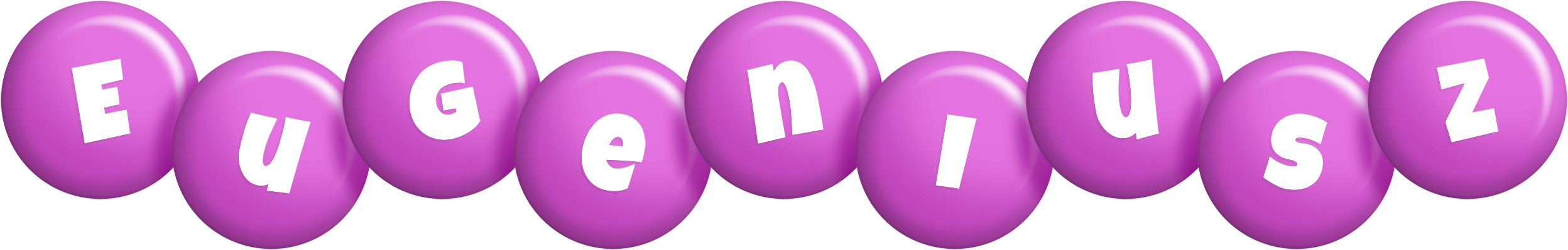 Eugeniusz candy-purple logo