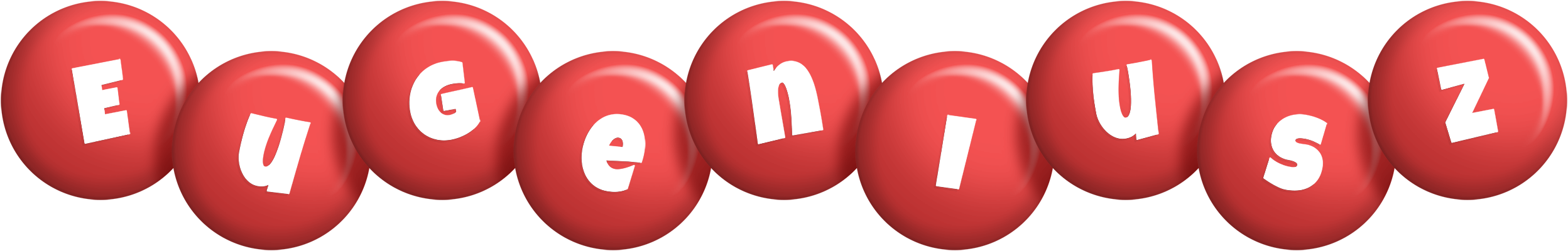 Eugeniusz candy-red logo