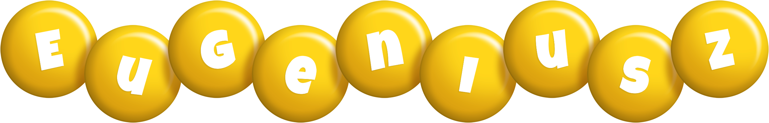 Eugeniusz candy-yellow logo