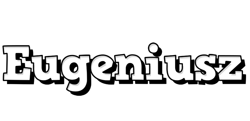 Eugeniusz snowing logo