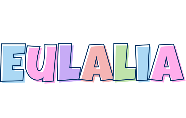 Eulalia pastel logo