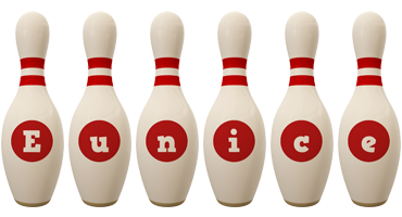 Eunice bowling-pin logo