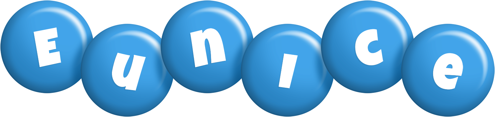 Eunice candy-blue logo