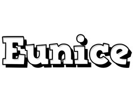 Eunice snowing logo