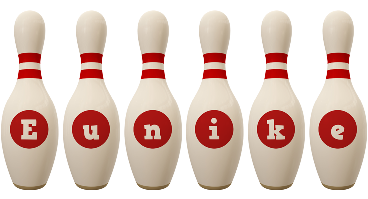 Eunike bowling-pin logo