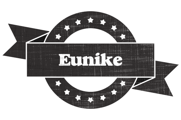 Eunike grunge logo