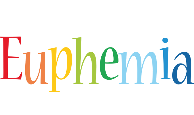 Euphemia birthday logo
