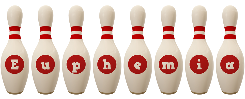 Euphemia bowling-pin logo