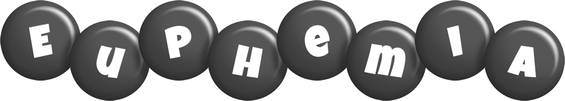 Euphemia candy-black logo