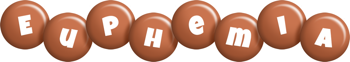 Euphemia candy-brown logo
