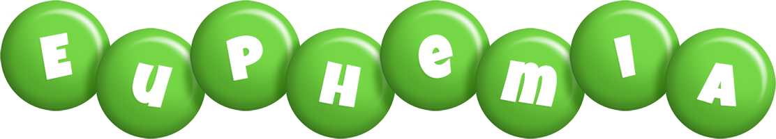 Euphemia candy-green logo