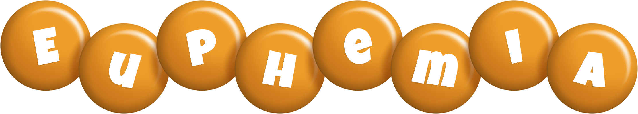 Euphemia candy-orange logo