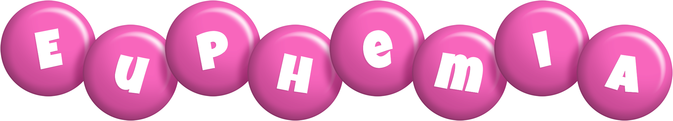 Euphemia candy-pink logo