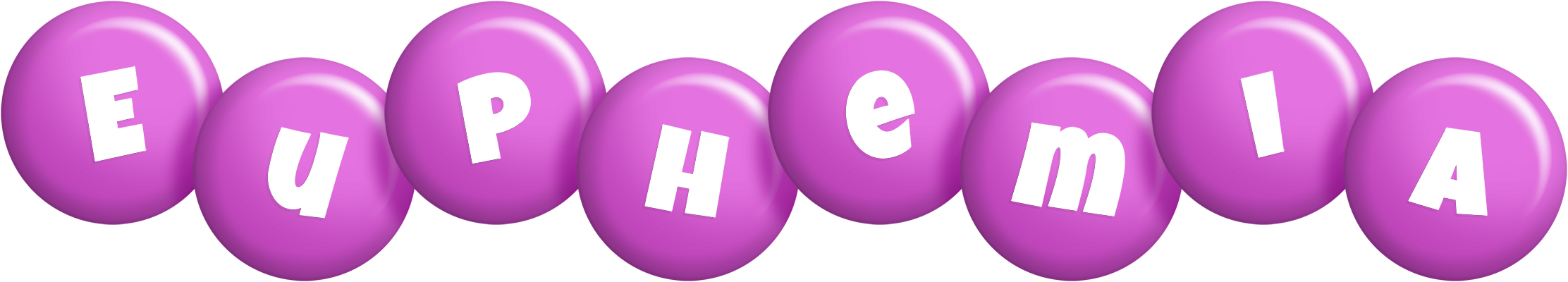 Euphemia candy-purple logo