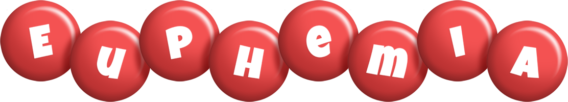 Euphemia candy-red logo