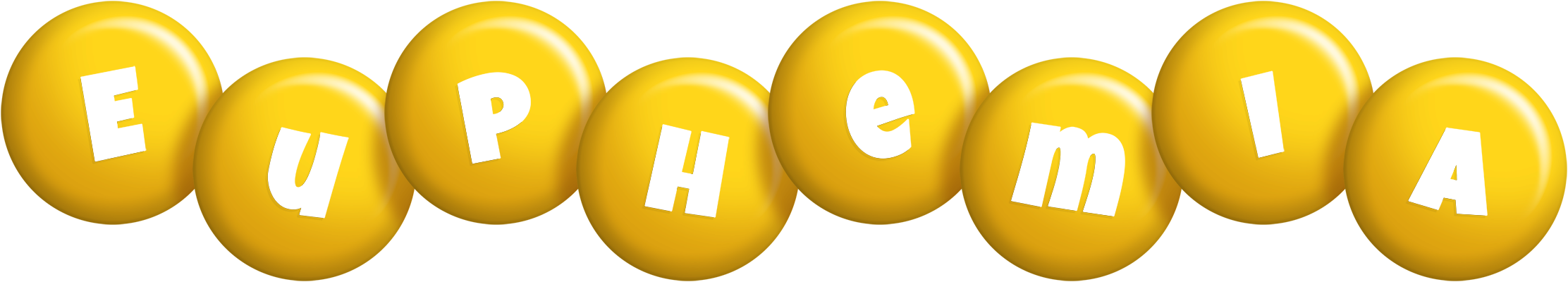 Euphemia candy-yellow logo