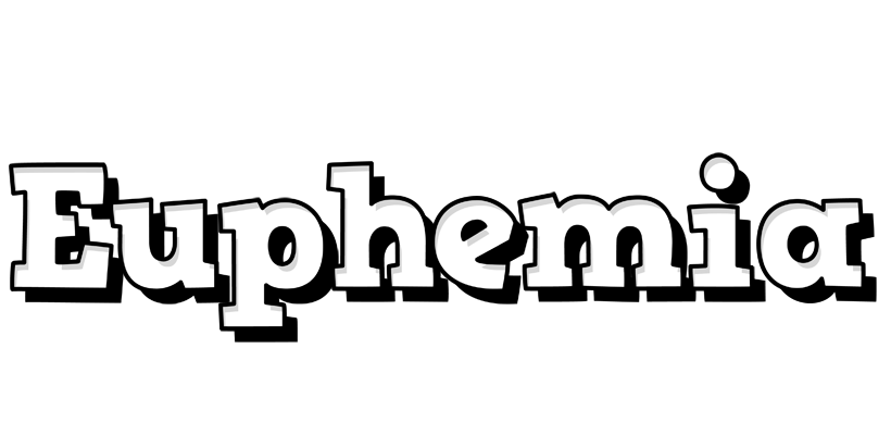 Euphemia snowing logo