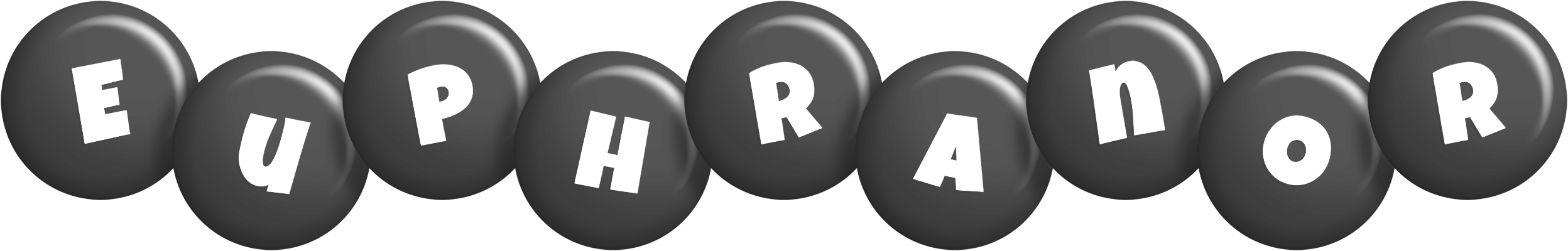 Euphranor candy-black logo