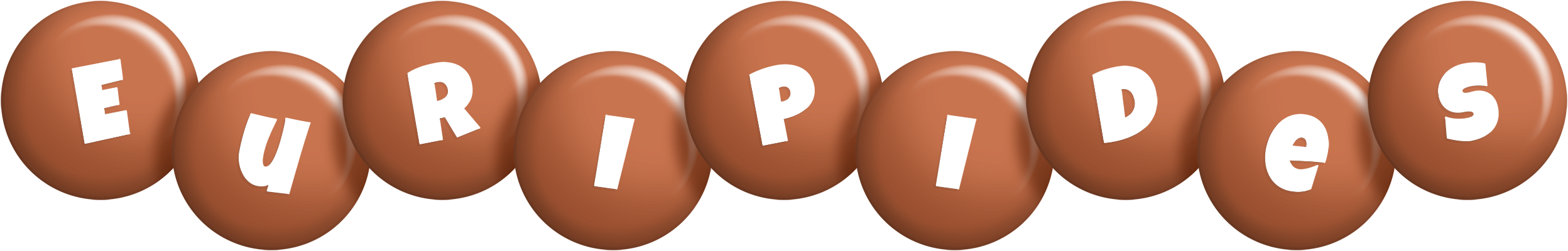 Euripides candy-brown logo