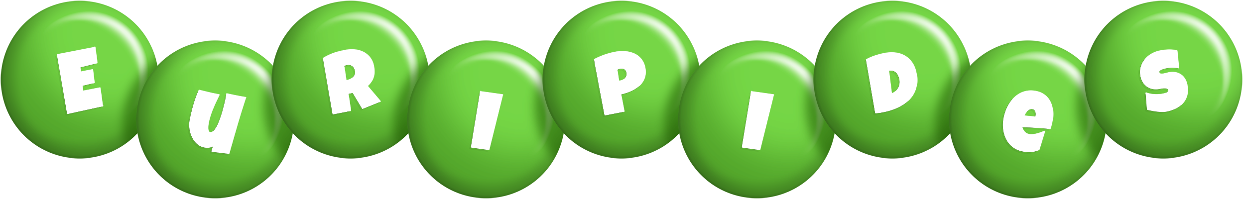 Euripides candy-green logo