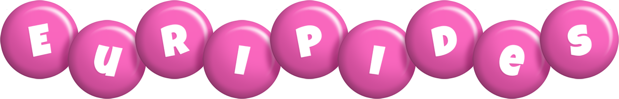 Euripides candy-pink logo