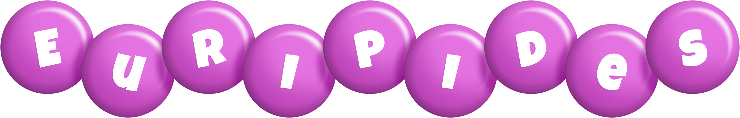 Euripides candy-purple logo