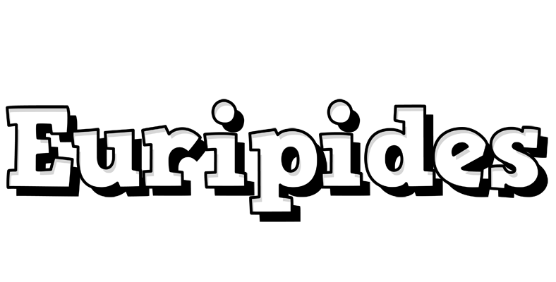 Euripides snowing logo