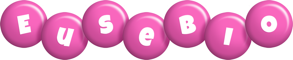 Eusebio candy-pink logo