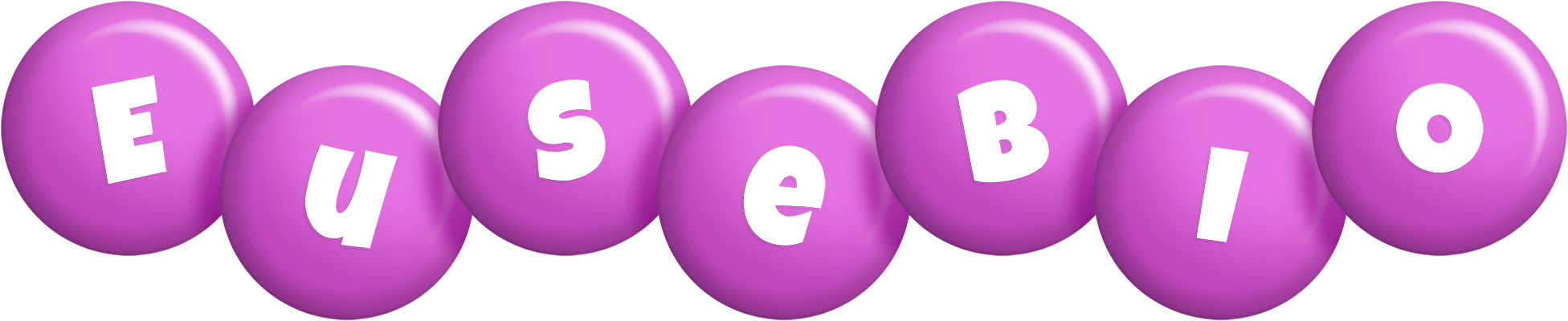Eusebio candy-purple logo