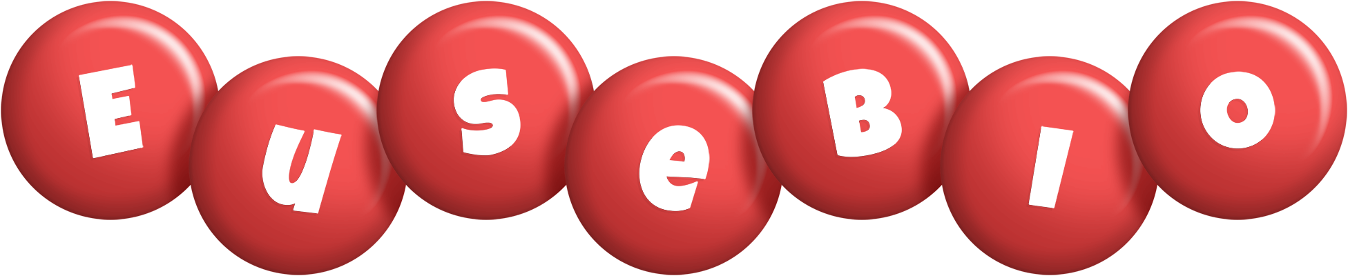 Eusebio candy-red logo