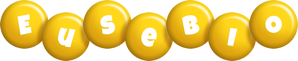 Eusebio candy-yellow logo