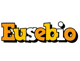 Eusebio cartoon logo