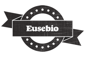 Eusebio grunge logo