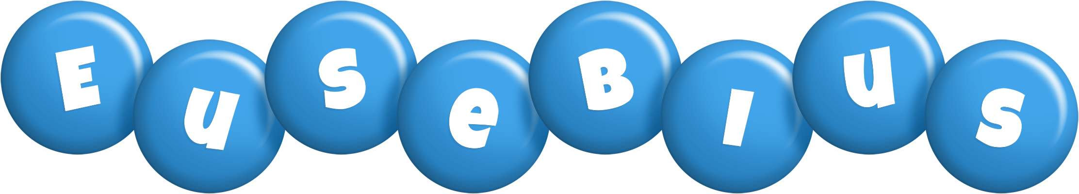 Eusebius candy-blue logo